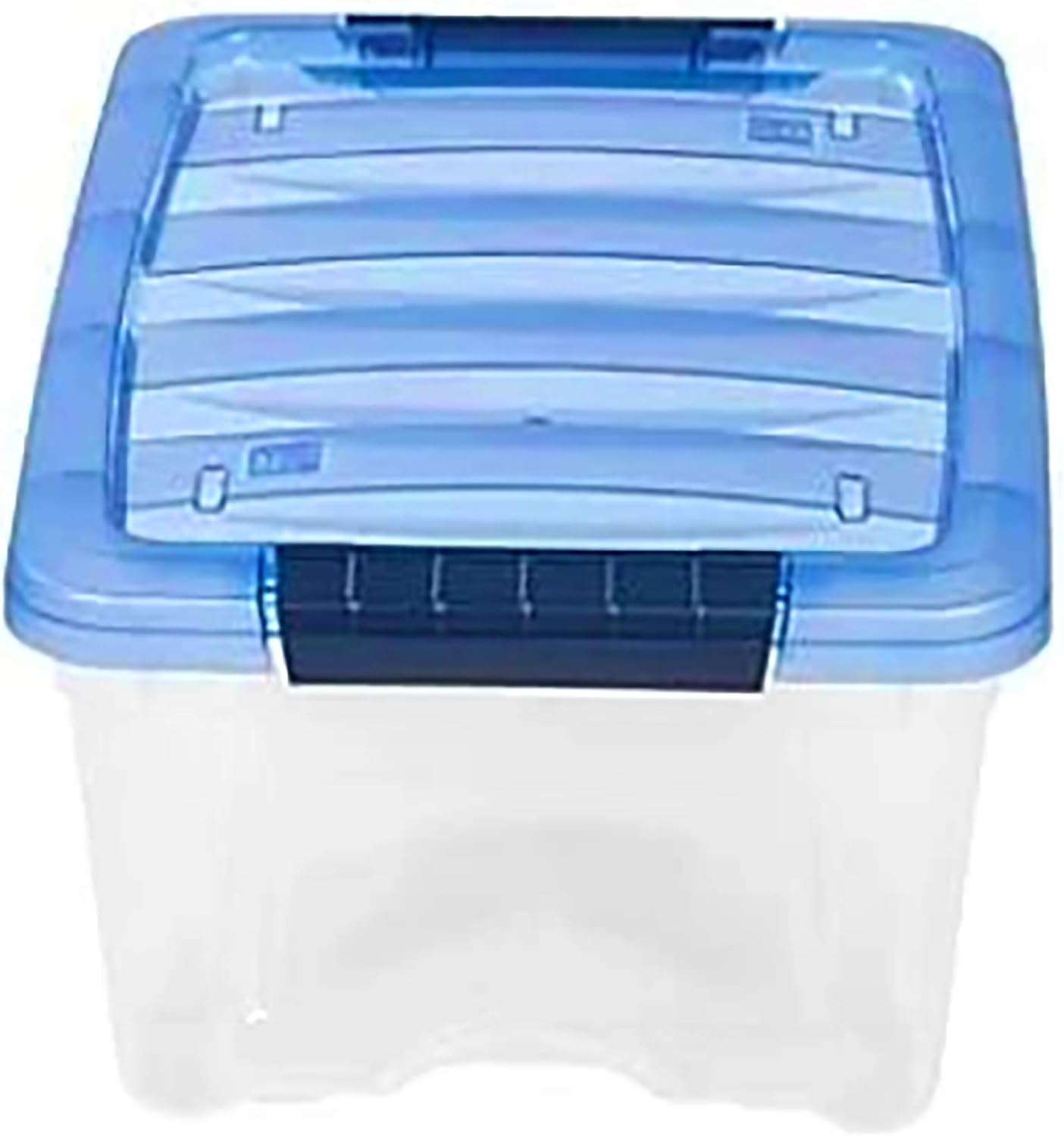 IRIS Storage Containers Clear Plastic Box Lidded Stackable