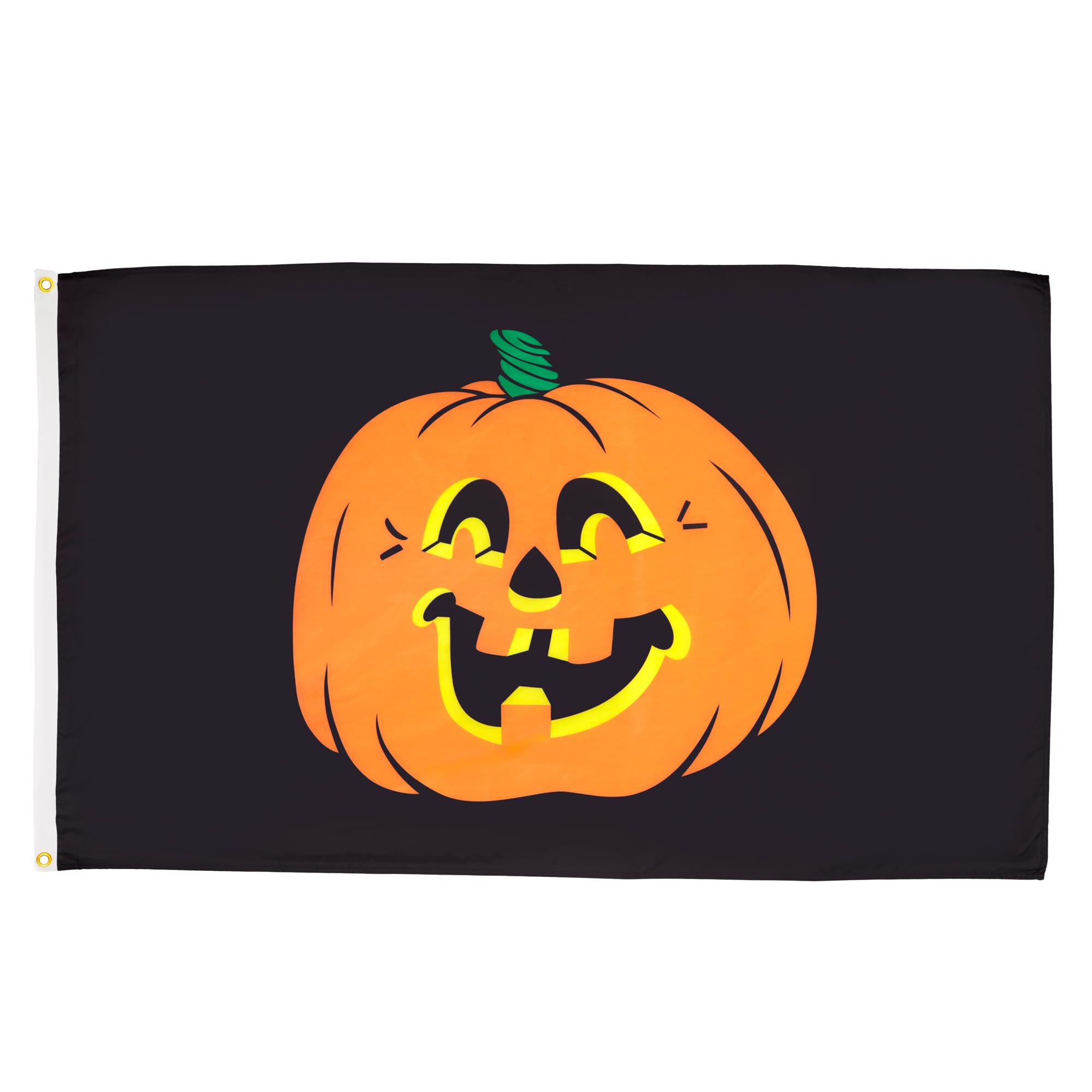 AZ FLAG - Halloween Pumpkin Flag - 2x3 Ft - 100D Polyester Happy Halloween Banner with Two Metal Grommets - Fade Resistant - Vivid Colors - 2' x 3' Feet - 90x60 Cm