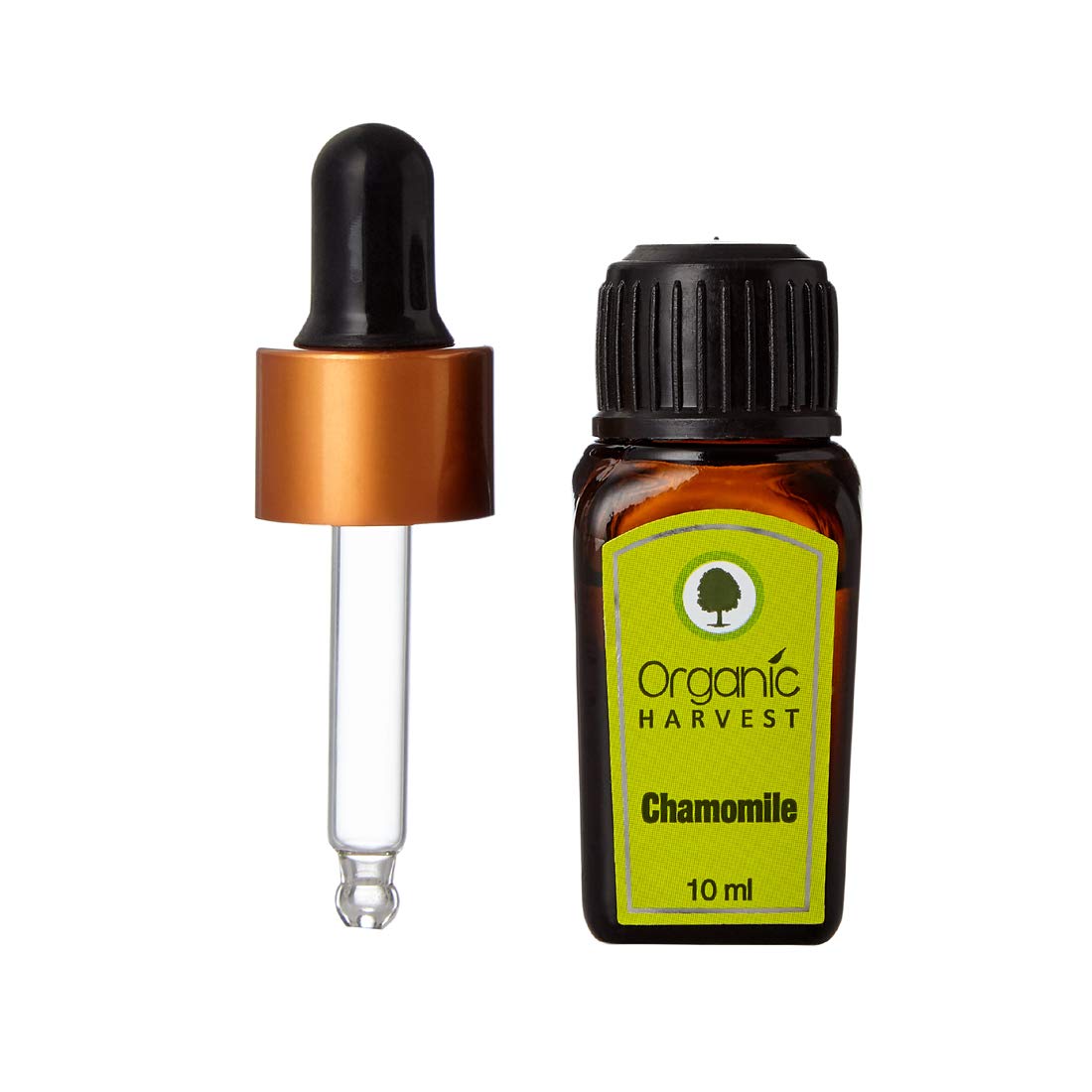 Organic Harvest Chamomile Essential Oil, Promotes Youthful Skin, Removes Blemishes, Face, Hair Care, Pure & Undiluted Therapeutic Grade Oil, Excellent for Aromatherapy,100% Organic, Paraben & Sulphate Free, 10 ml