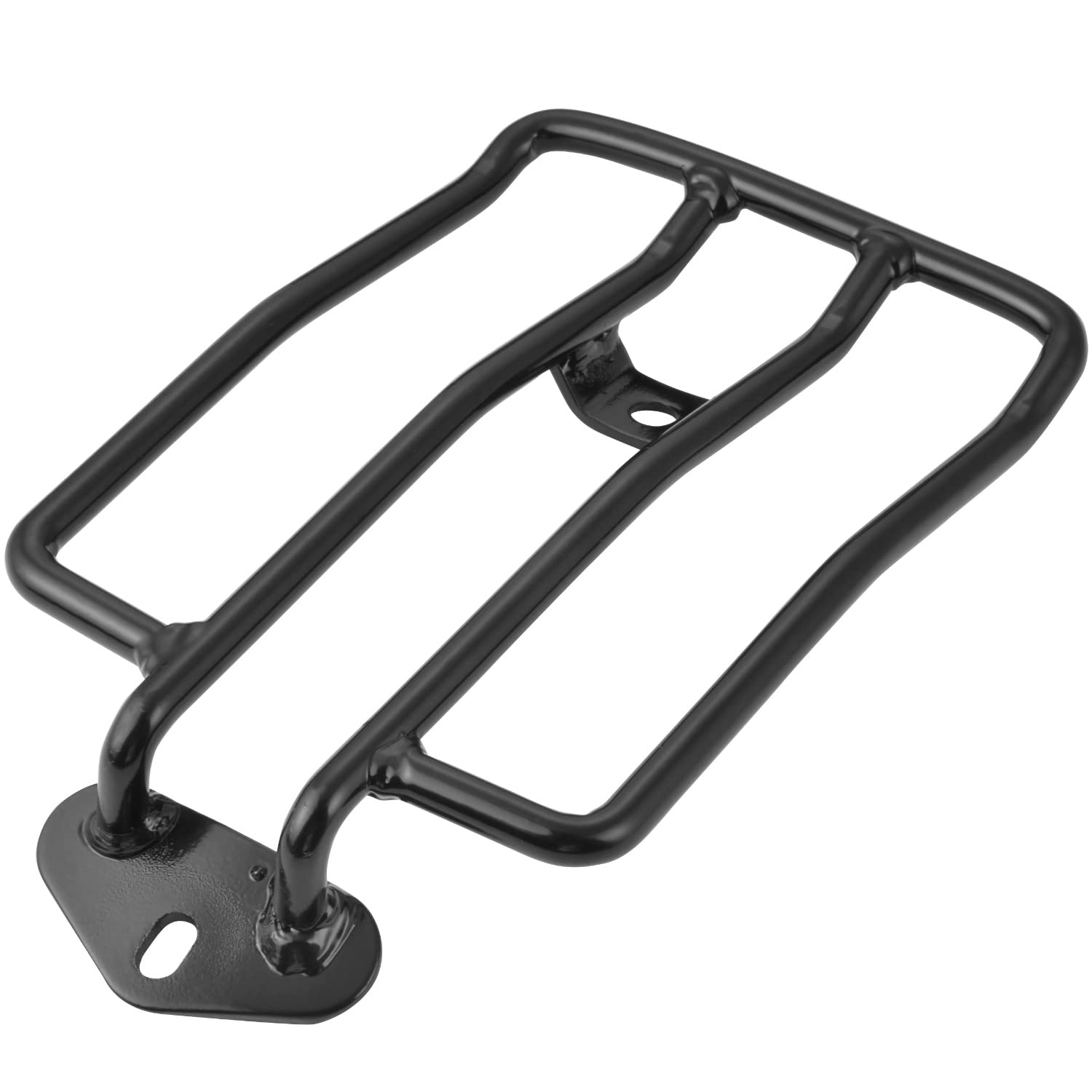 KATUR Motorcycle Luggage Rack Support Shelf Fits Rear Solo Seat 180mm (7") Black Fit for Harley Harley XL Sportsters Iron 48 883 XL1200 2004-2018