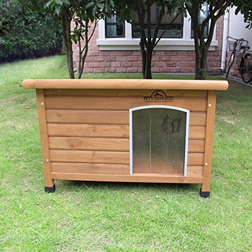 Pets Imperial Medium Insulated Wooden Norfolk Dog Kennel With Removable Floor For Easy Cleaning B