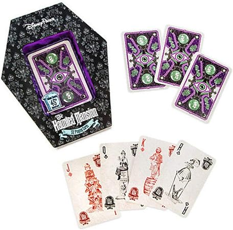 Amazon Co Jp ディズニー Disney Theme Park Exclusive Haunted Mansion Glow In The Dark Playing Cards 並行輸入品 Toys