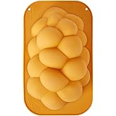 The Dreidel Company Silicone Challah Braid Bread Mold Bakeware, Perfect Kosher Challah Braided Baking Mold Pan, No Shaping Re