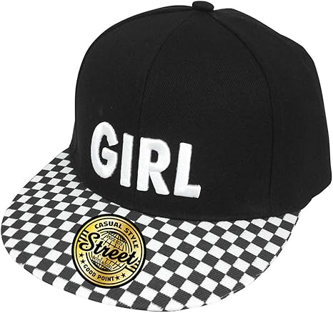 Amazon Co Jp Zip Corporation 帽子 キャップ メンズ レディース おしゃれ ロゴ 平つば B系 キャップ Girl スナップバック調節 ゴールド ステッカー付き 917 服 ファッション小物