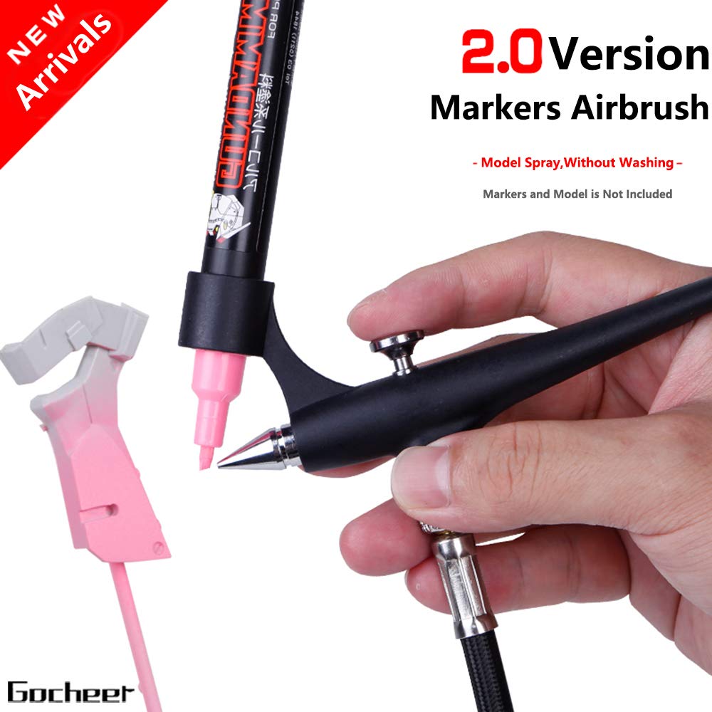 Gocheer kit aerografo modellismo aerografo marker pen for gundam marker set Dust Blow Gun Model Building Hobby Tinting Tools Accessory