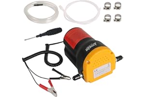 ATPEAM 12V 60W Oil Change Pump Extractor | Oil Extractor Fluid Transfer Scavenge Suction Pump with Tubes | Diesel Fluid Pump 