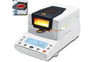HFBTE Halogen Moisture Analyzer Meter Lab Moisture Balances Automatic Halogen Heating Moisture Analyzer With Capacity 110g Re