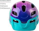 SIFVO Kids Bike Helmet with Visor, Adjustable 50-57cm, CE+CPSC view 4