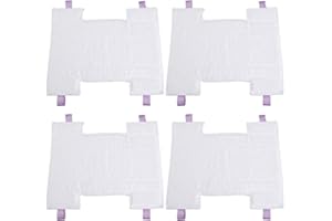 SaferCCTV Micro-Fiber Replacement Pads Compatible with Shark Rocket Dust-Away,Rotator,Navigator Lift-Away Pro Vacuum HV300 Ultra Light Stick Vacuum,4 Pack