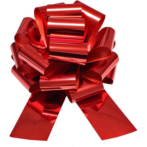 thumbnail image 2 of Lage Pull Bows - 6.5 Inch Gift Bows For Wrapping, Christmas, Wedding... 2 of 14