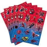 Unique 59241 Spiderman Sticker Sheets, 4ct