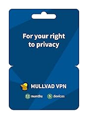Mullvad VPN | 12 Months for 5 Devices | Protect