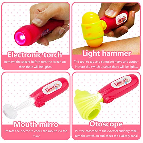 2 JoyGrow+Electronic+Stethoscope+Pretend+Medical