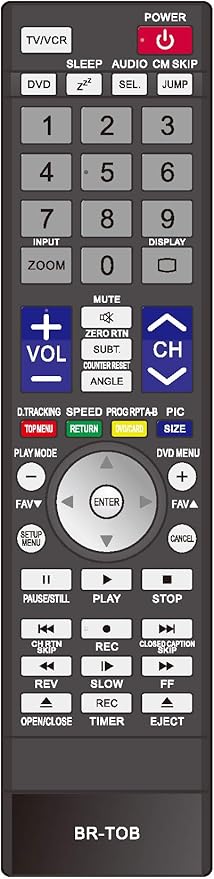 Amazon Com Smartby Hdtv Dvd Remote Control Compatible With Toshiba Se R0305 For 19lv61k 19hlv87 19lv505 26lv610u 22cv100u 22lv50 32cv100 32cv100u Ser0258 Se R0316 Wcshb21 Wc Sbh23 Home Audio Theater