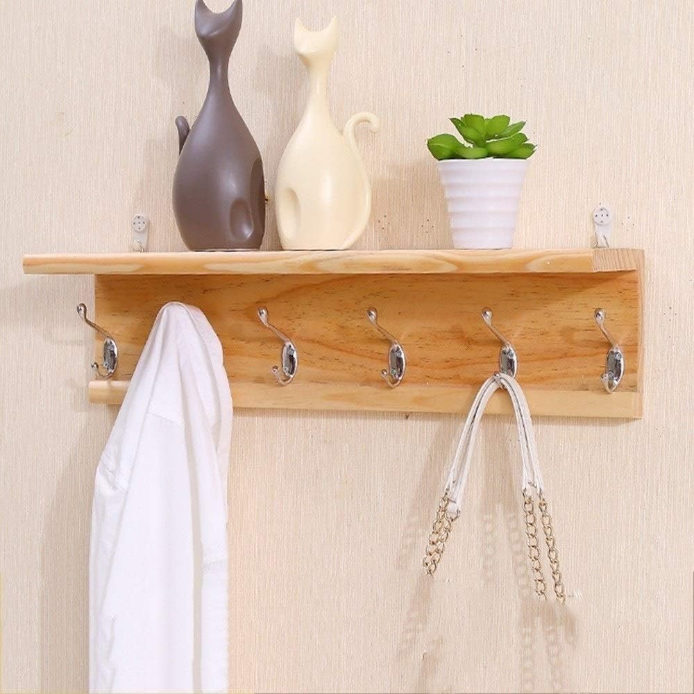 Best Mounted Hanger Style Coat Rack With Shelf 24 Inch Wide