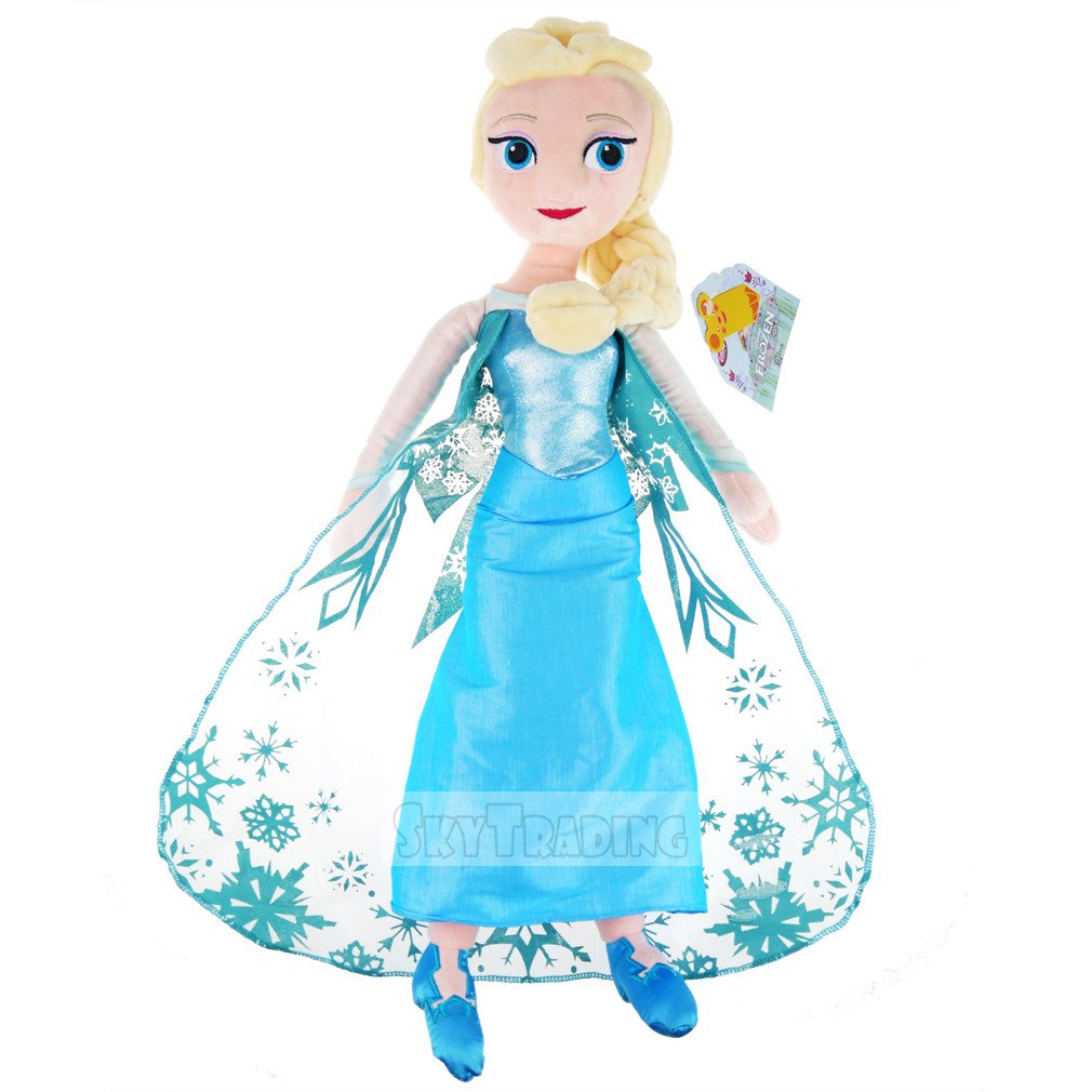 20" Disney Frozen Elsa Princess Figure Plush Soft Toy Stuffed Doll Amazon.co.uk Toys & Games