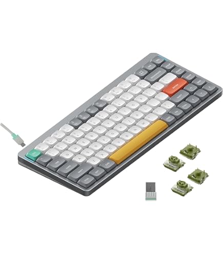 NuPhy Air60 V2 メカニカルキーボード【Moss軸】 Amazon.com: nuphy Air60 V2 Portable Wireless Keyboard 60
