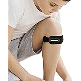 BraceAbility Kids Knee Band - Youth Patellar Tendon Support Strap Child Osgood Schlatter Brace for Jumpers Knee, Patella Tendonitis, Sports Wrap for Running, Soccer, Volleyball, Basketball (S)