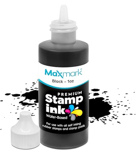 MaxMark Self-Inking Date Stamp - Military Format (DD/MM/YYYY) Black, Dates To 2033
