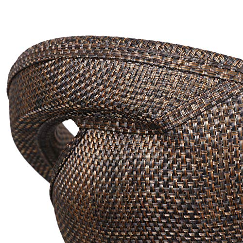 image for Nova Microdermabrasion Adjustable Pub Swivel Barstool All Weather Ratt