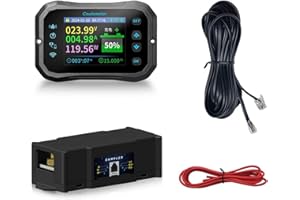 Cenroelon KM140F WiFi Coulomb Meter 400A Volt-Ammeter Power RV Battery Capacity Tester Monito for All Batteries