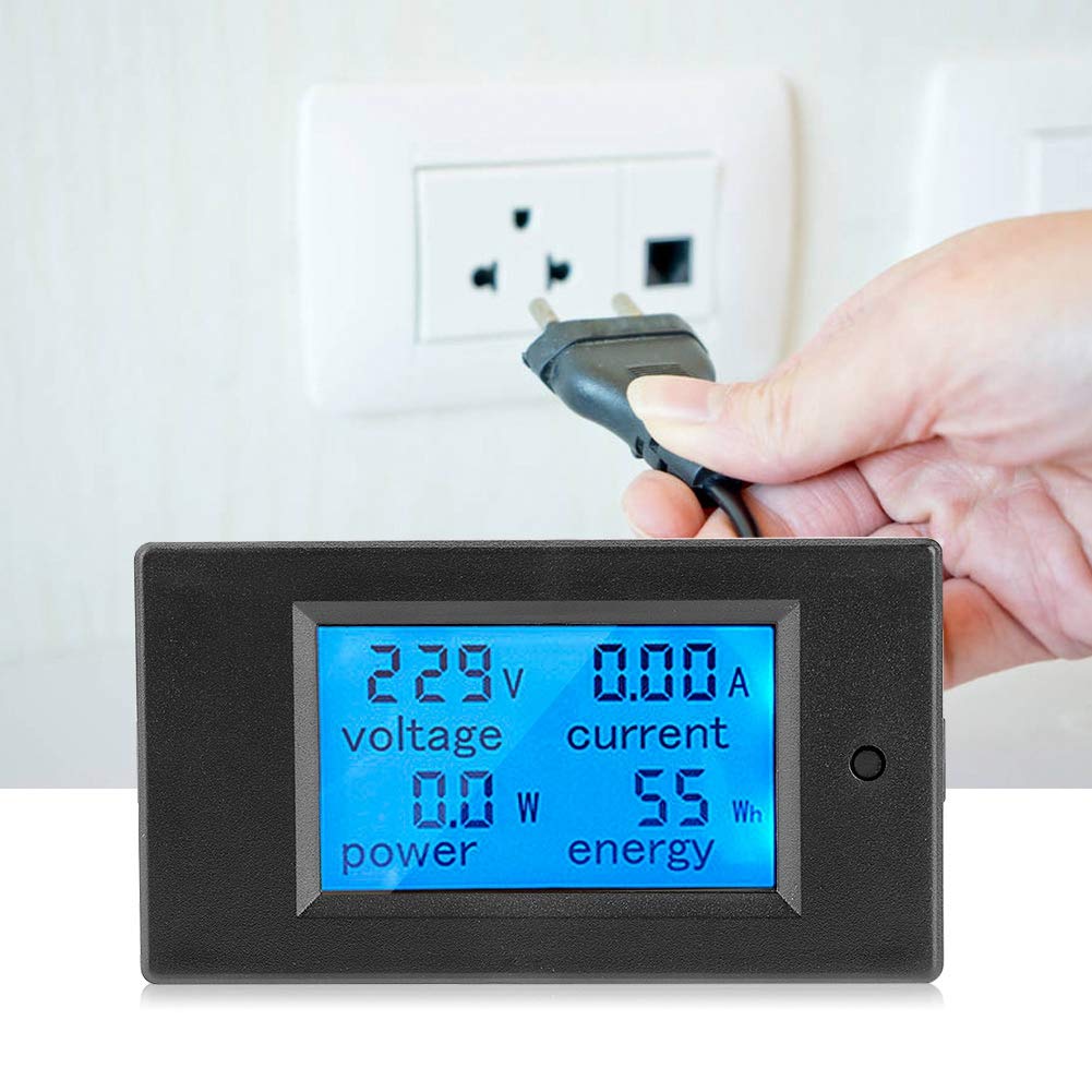 100A AC 80~260V Multifunction Digital Power Meter AC Digital Measuring Monitor LCD Digital Display Ammeter Voltmeter - Image 5