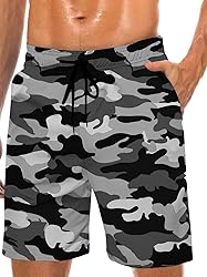 Men's Swim Trunks Hawaiian Bathing Mesh Lining Suit