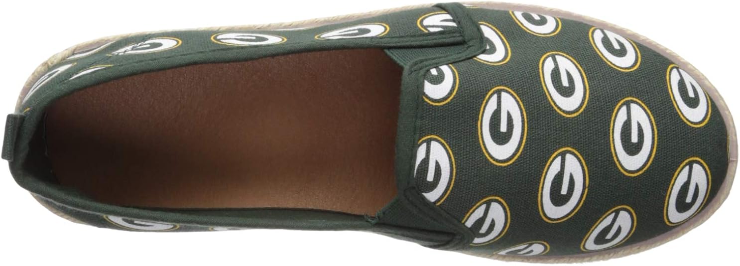 FOCO NFL Womens Espadrille Canvas Shoe - Womens : Clothing