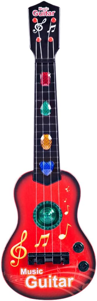 Shop Now Electric Guitar Toys 4 Strings Musical Instruments Educational Toy Ukulele Guitar With Colorful Led Flashing Light For Beginners Girls And Boys The Latest Models Pricemarketing Sealy Co Il