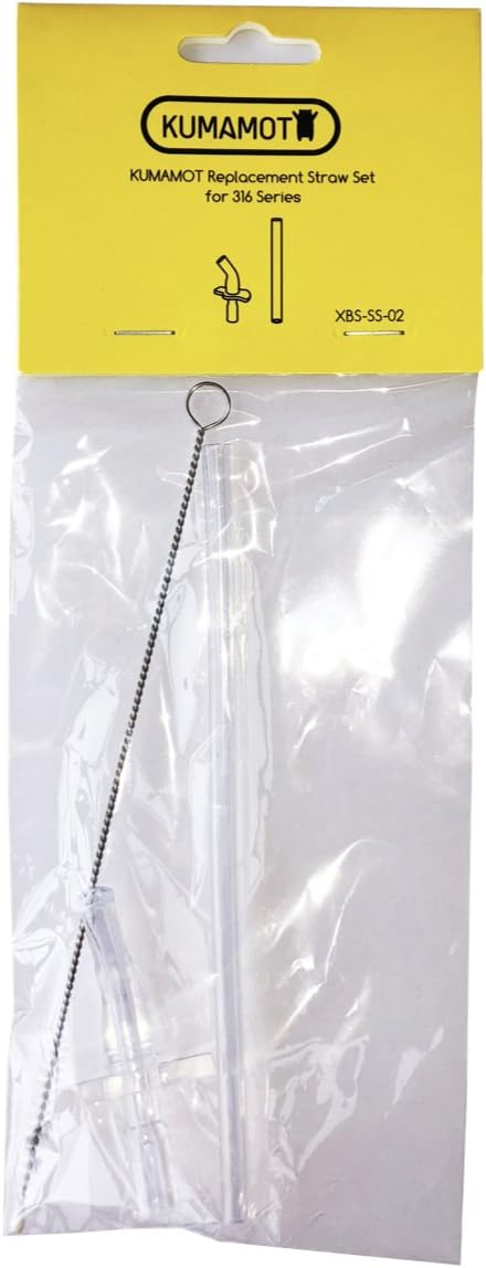 KUMAMOT Replacement Straw Set for 316 Series