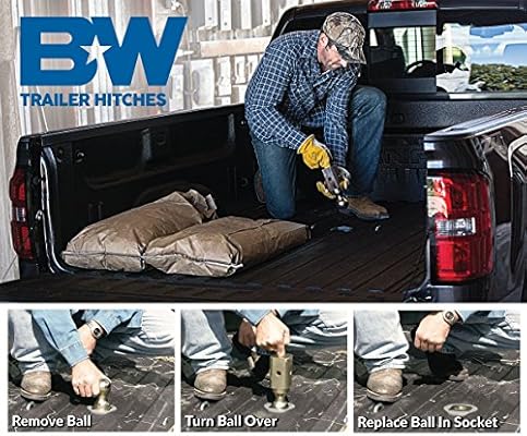 B W Trailer Hitches Turnoverball 1111 Ford And F 450 Gooseneck Hitch