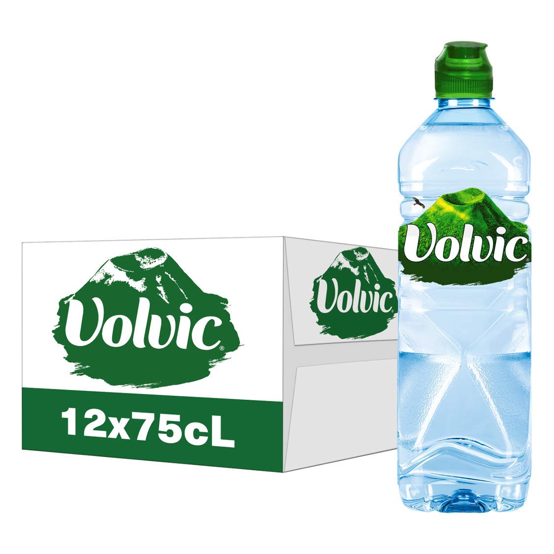 Volvic Natural Mineral Water with Sports Cap 12 x 750ml price in UAE