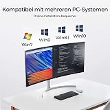Mokeum Bluetooth 5.1 USB Adapter Dongle Transmitter Receiver Win 7/8/10 Black view 5