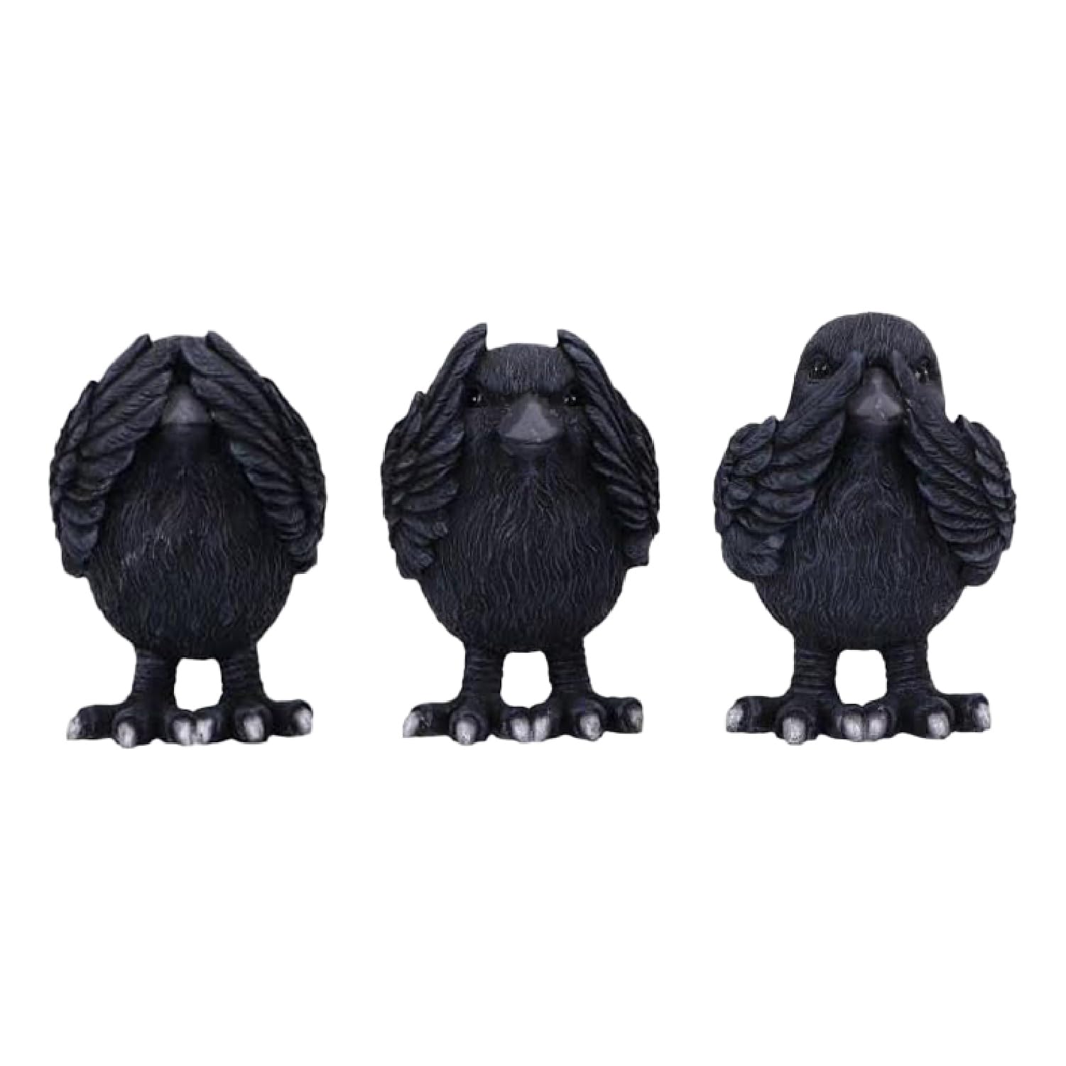Nemesis Now Three Wise Ravens, Black, 8.7cm (B6023V2) — image 1