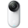 Insta360 GO 3S Camera Only (No Action Pod/Charger Included) - 64GB White, 4K Portable Vlogging Camera with Stabilization, Waterproof, Apple Find My & Mountable Design for POV Shots