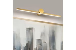 ZitoStory Battery Operated Picture Light for Wall with Remote,Minimalism Wireless Dimmable Art Lights for Paintings Rechargeable Gallery Light Artwork Lighting for Canvas, Portrait (Gold,23'' Inch)