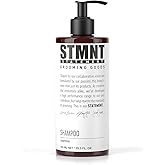 STMNT Grooming Goods Shampoo, 25.3 oz | SLS/SLES Sulfates Free | Activated Charcoal & Menthol | Removes Build Up | Fuller Fee