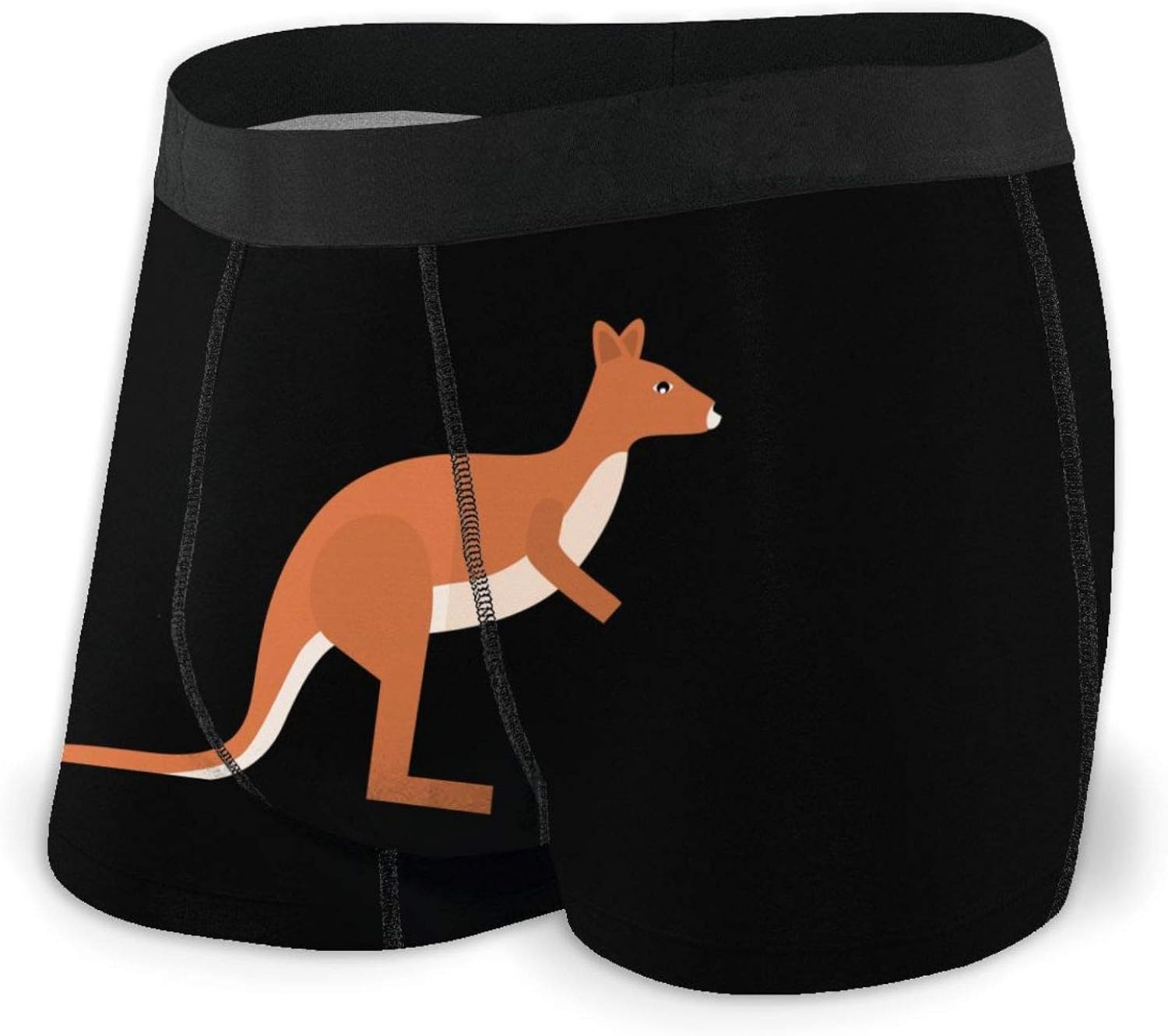 Kangaroo Animal Men's Fashion Boxer Briefs High Waist Underwear Tight