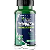 America Medic &amp; Science Immunexa 7 in 1 Immune Support Booster (60 Capsules) with Vitamin A, C, D, Zinc, Echinacea, Elderberry | Adults Immunity Boosting Supplement | Natural, Non-GMO &amp; Gluten-Free