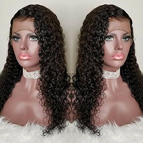 Curly Lace Front Human Hair Wigs with Baby Hair 8A Brazilian Virgin Remy Hair Full Lace Wig for Black Women