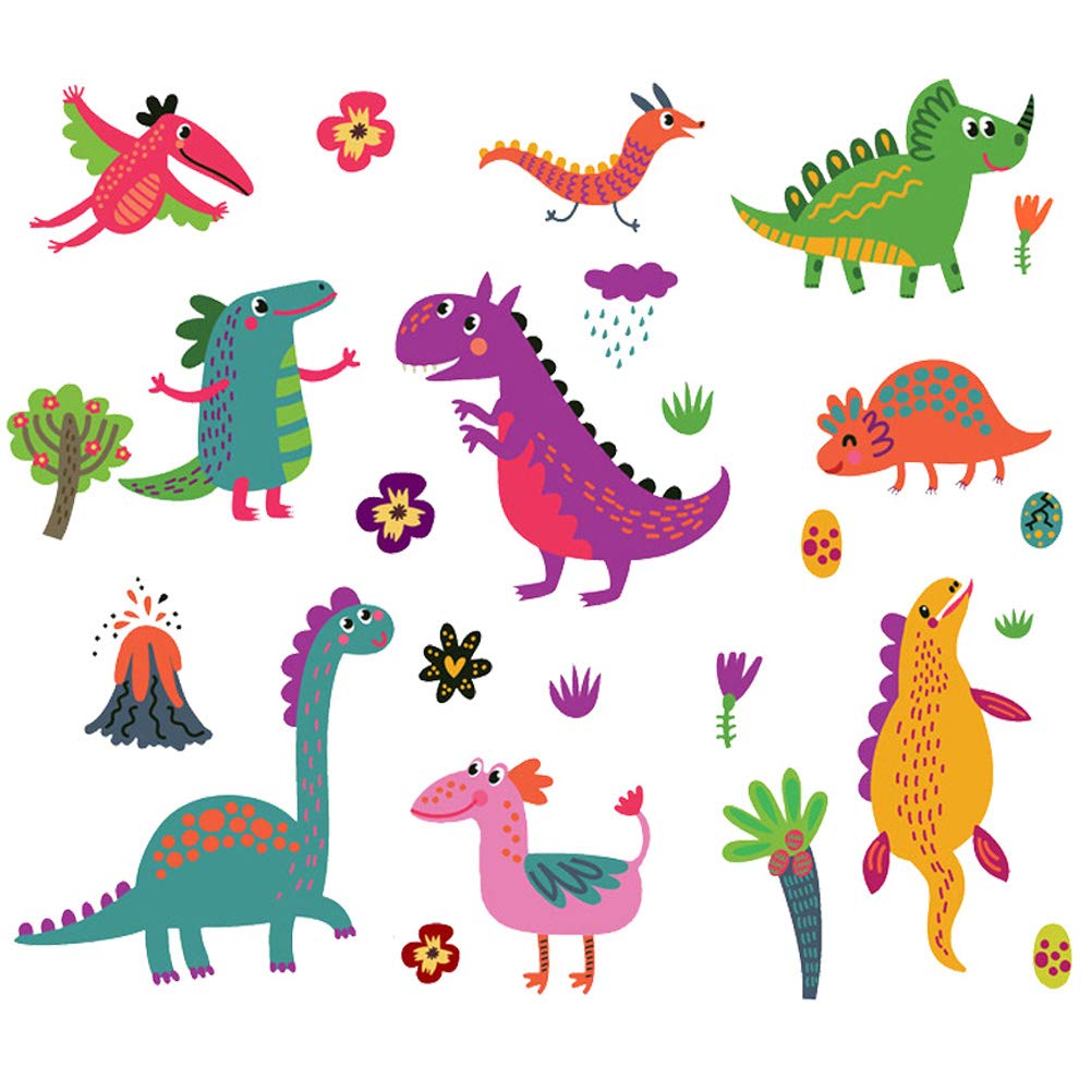 Many Dinosaur Vinyl Wall Sticker Decal for Children Nursery Room Decor