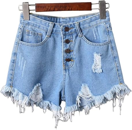 pantaloncini corti strappati