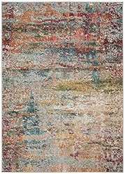 SAFAVIEH Monaco Collection 2'2" x 4' Teal/Orange