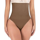 ACPLK Thong Shapewear Tummy Control Underwear for Women Butt Lifter Panties Seamless High Waist Body Shaper