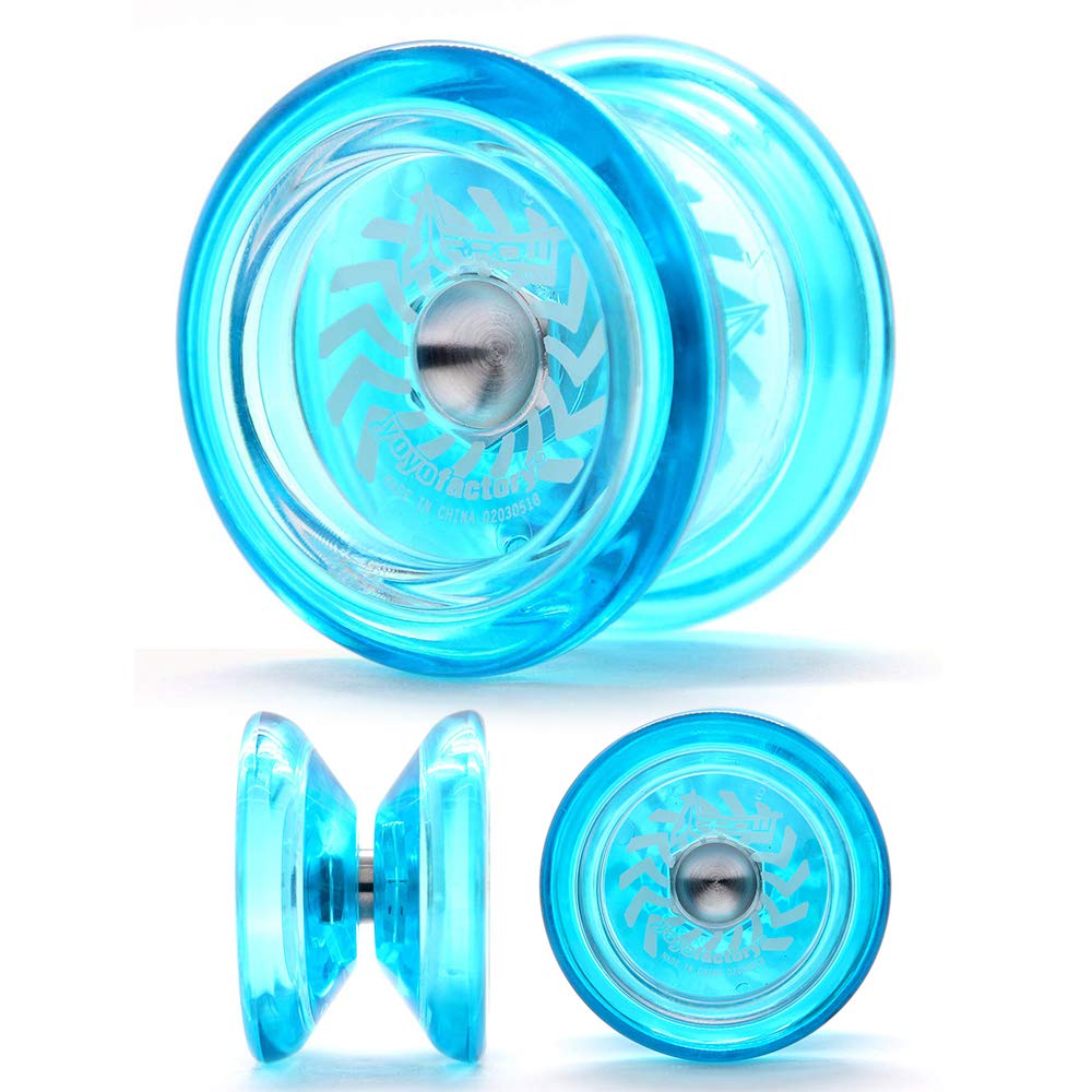 YOYO FACTORY ARROW Yoyo (Plastic, Unisex, 3-99 Years, Beginner, Intermediate) Includes 2 Ball Bearings & Extra Rope