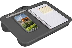LapGear Compact Lap Desk - Charcoal - Fits up to 13.3 Inch Laptops - Style No. 43105