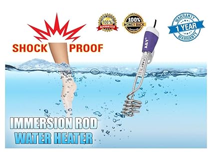 A & Y 1500 W Waterproof/Shock Proof Metal Water Heater Immersion Rod (2000W)