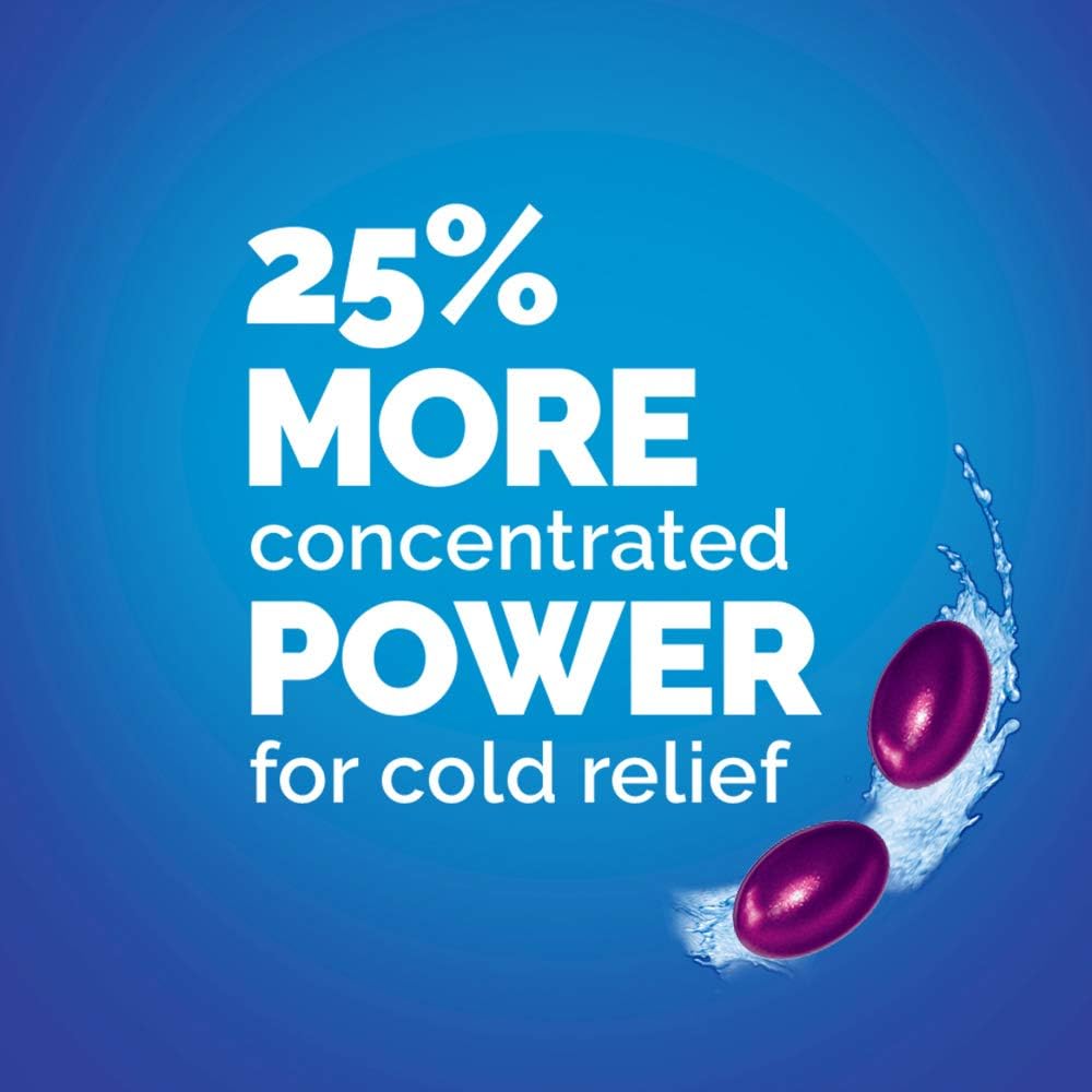 Alka-seltzer Maximum Strength PowerMax Gels with Acetaminophen, Day + Night Cold and Flu Medicine for Adults, 24 Count: Health & Personal Care