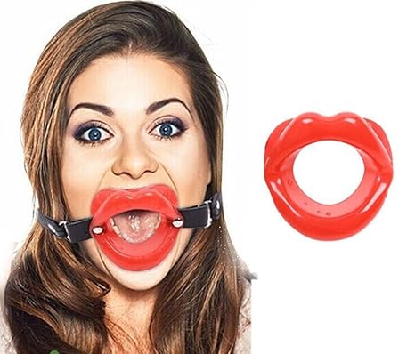 OnundOn Silikon Mundknebel Ring Ball Gag (Rot)