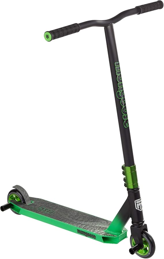 Mongoose Rise 100 Pro Freestyle Kick Scooter, Black/Green Amazon.ca